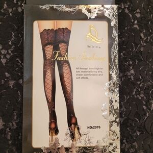Thigh High Stockings os. Black